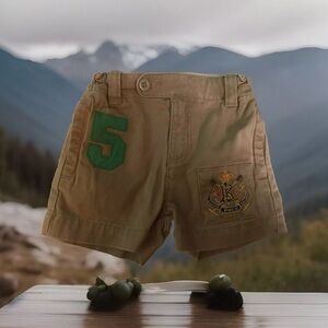 NWT POLO BY RALPH LAUREN SHORTS SIZE 12M~Khaki Tan~UNISEX